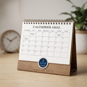 Calendrier de table AMAL (A5)