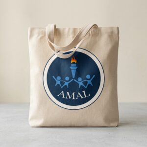 Tote bag en toile AMAL